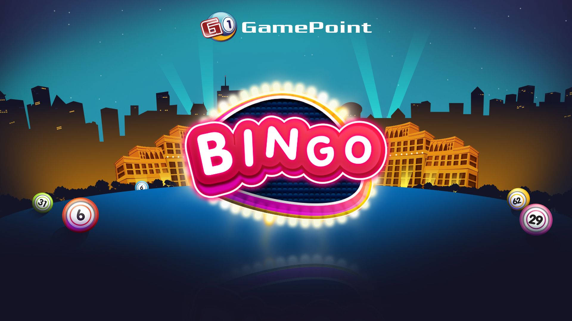Game Point Bingo Poster Background