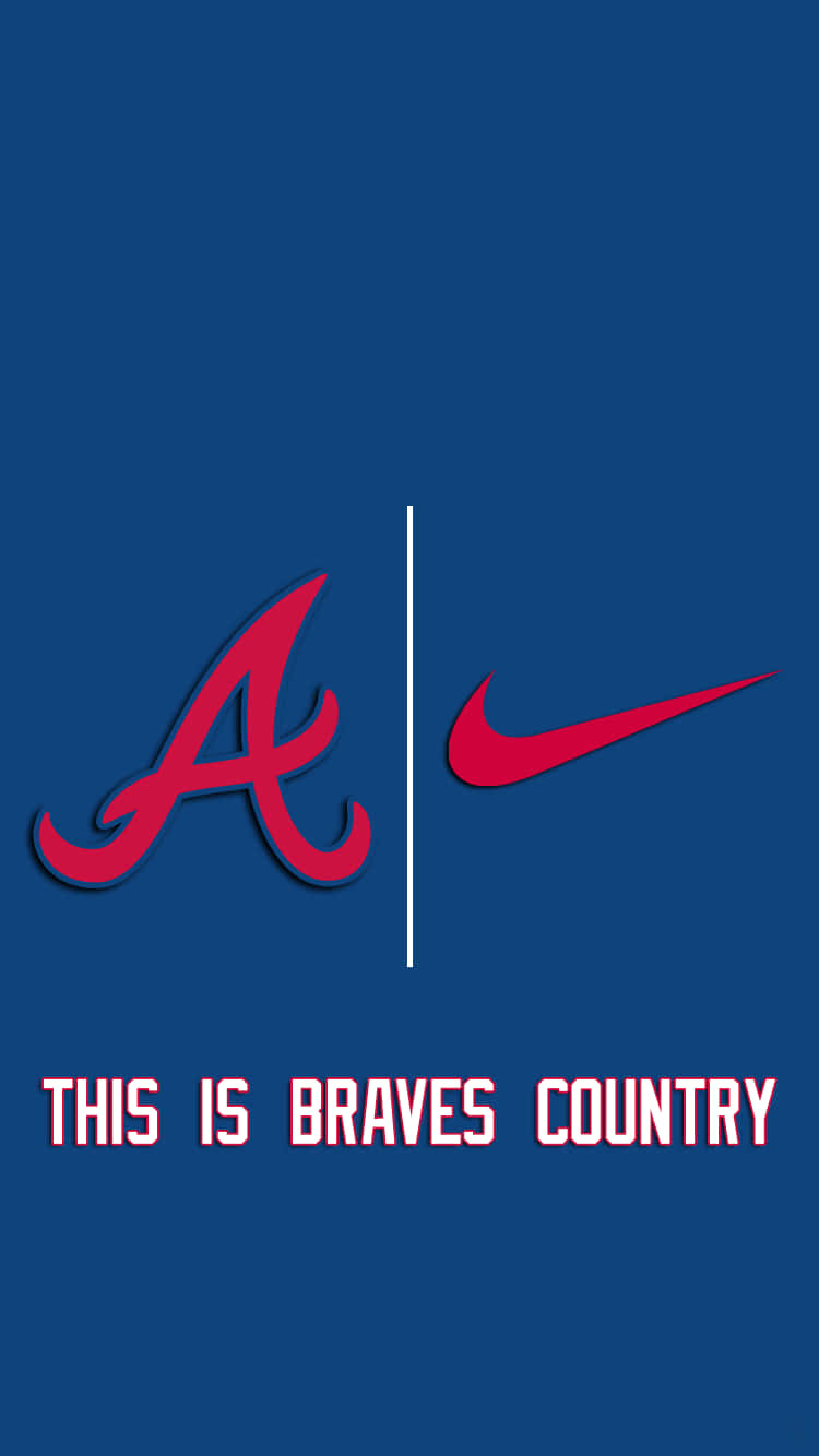 Game Ready! Show Your Braves Pride With An Atlanta Braves Iphone Background