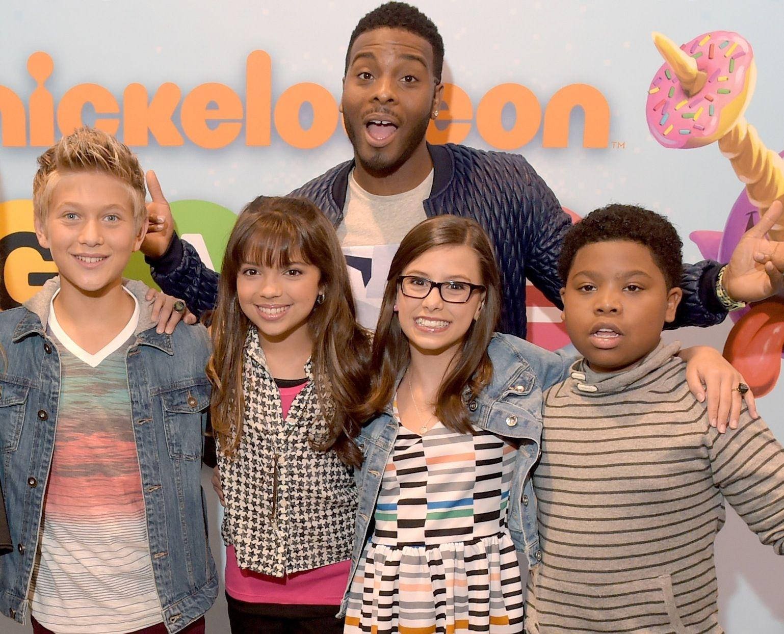Game Shakers Family On Photoshoot Background