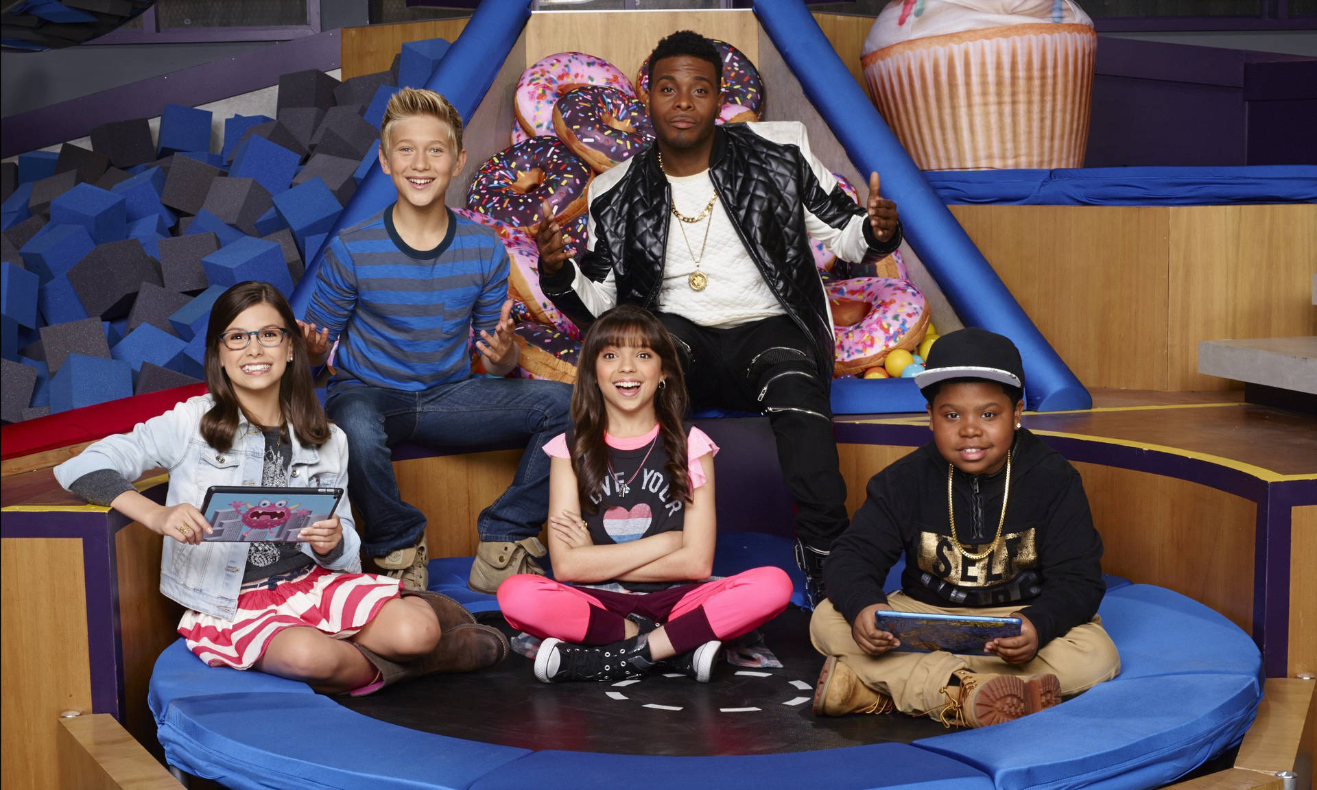 Game Shakers On Interview Background