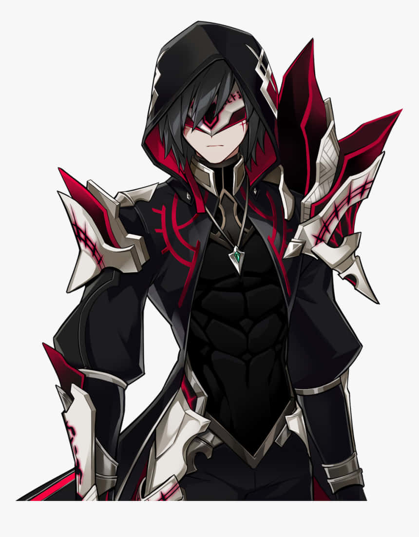 Gamer Anime Boy Enjoying A Game On His Console Background
