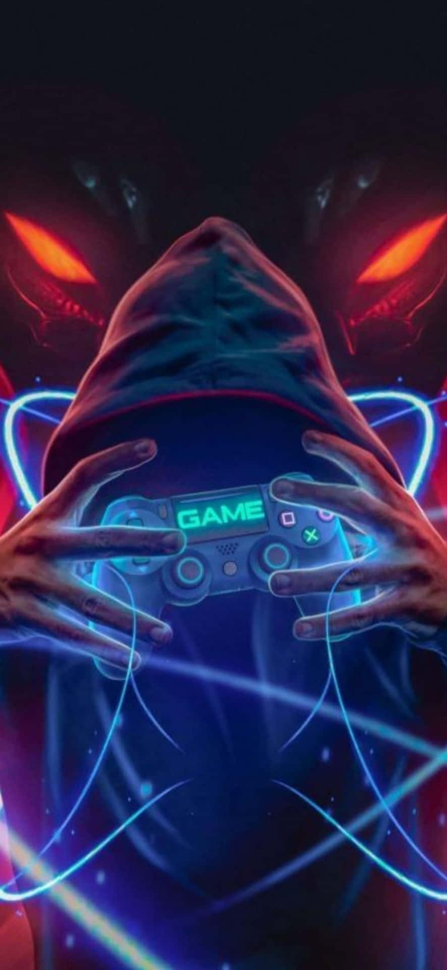 Gamer's Trance Abstract Art Background