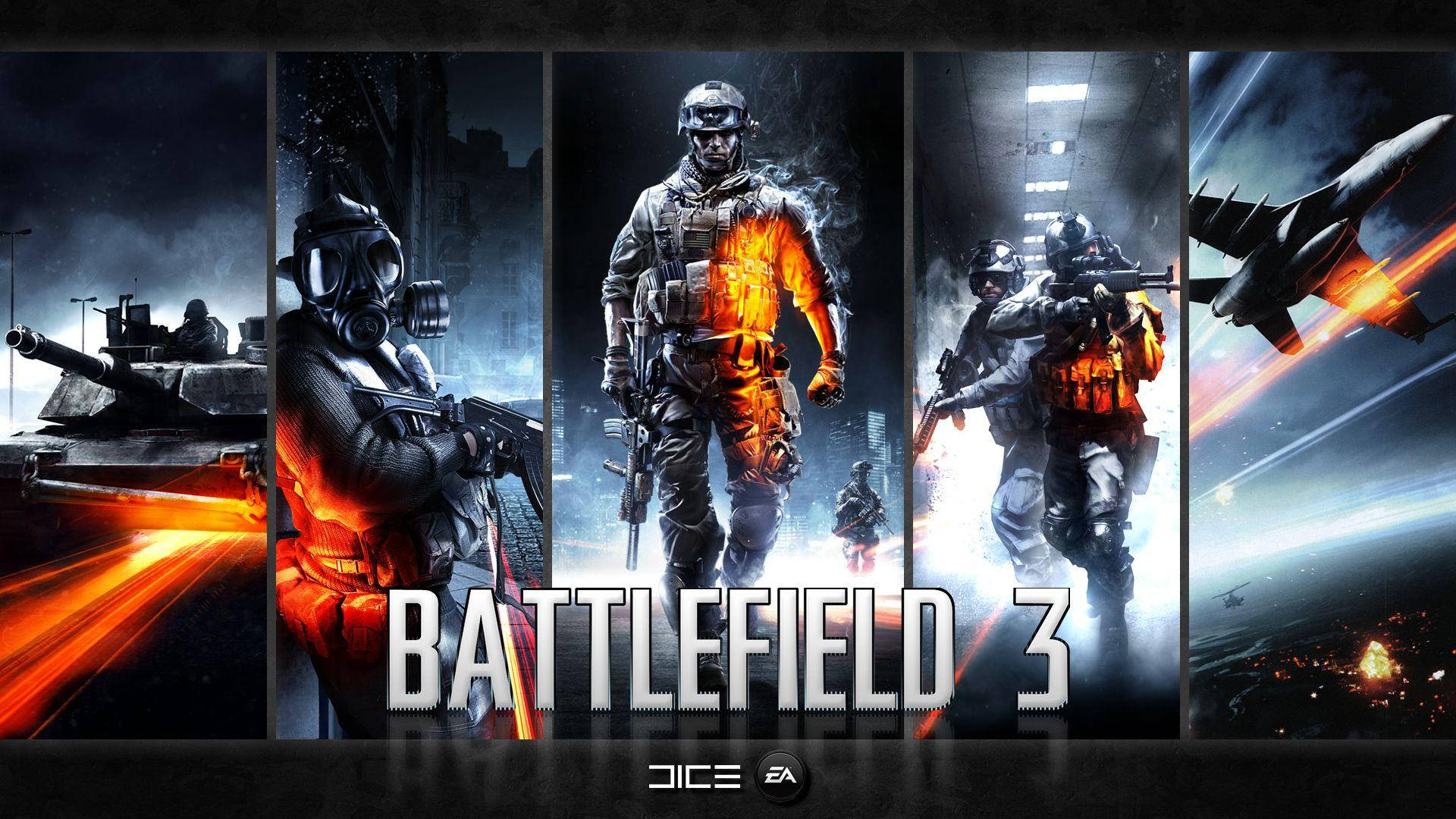 Gaming Poster Battlefield 3 Background