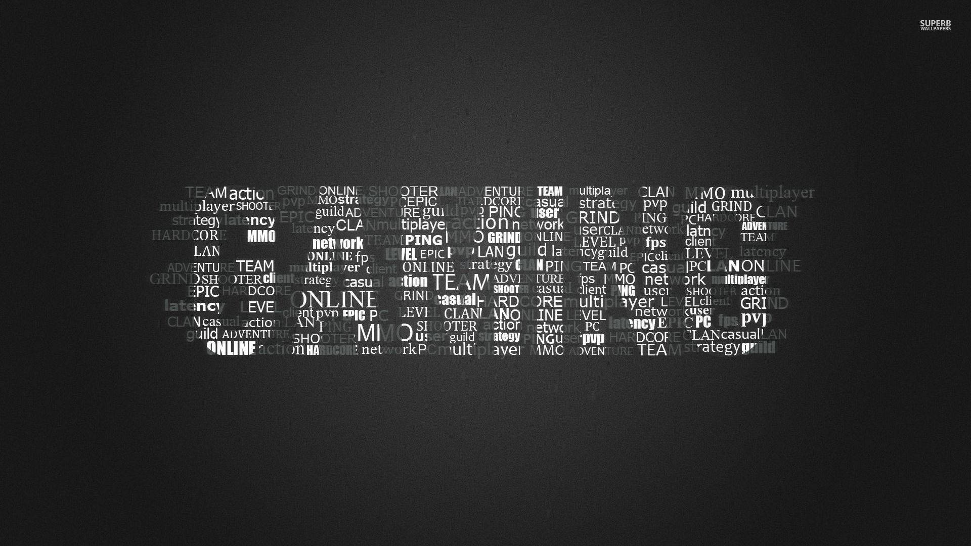 Gaming Text Profile Background