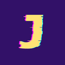 Gaming Vector Letter J Background