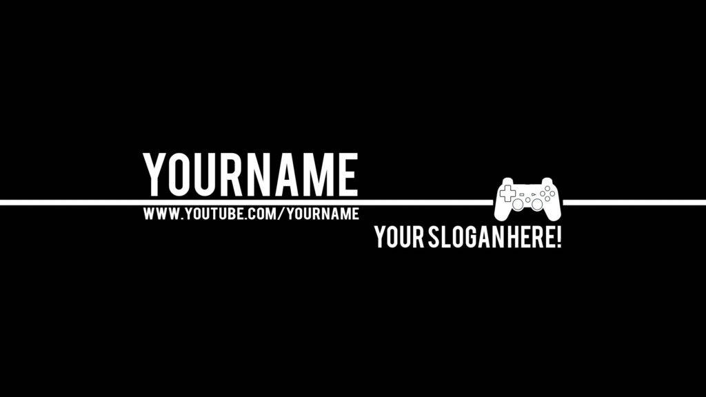 Gaming Youtube Banner Background