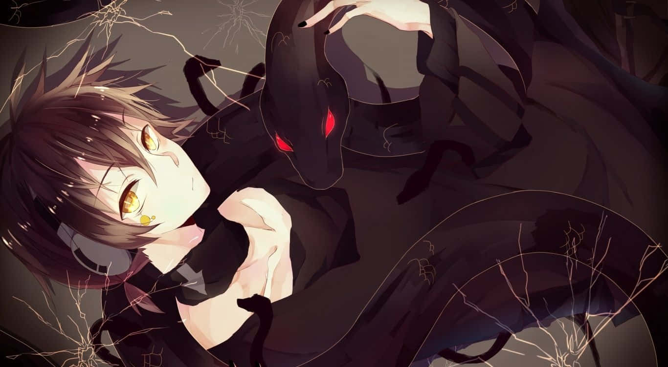 “gaming Zen: Anime Boy Gamer Finds Peace In Virtual World” Background