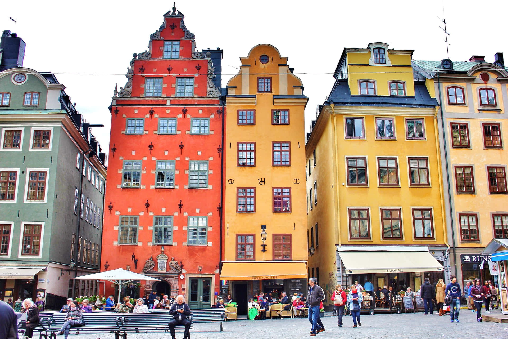 Gamla Stan Stortorget Route Background