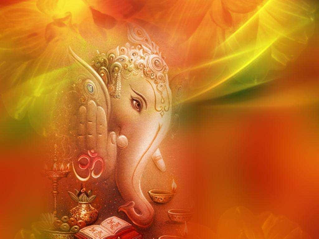 Ganesh 3d Hindu God Background