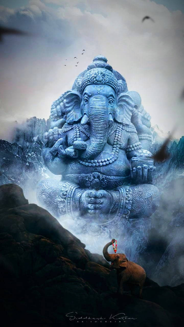 Ganesh Mountain Statue Iphone