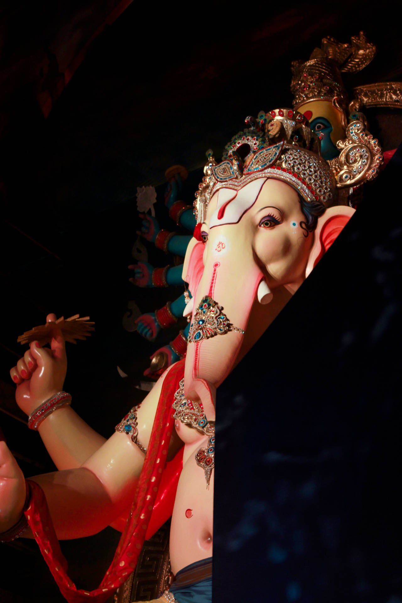 Ganesha Up Close Background