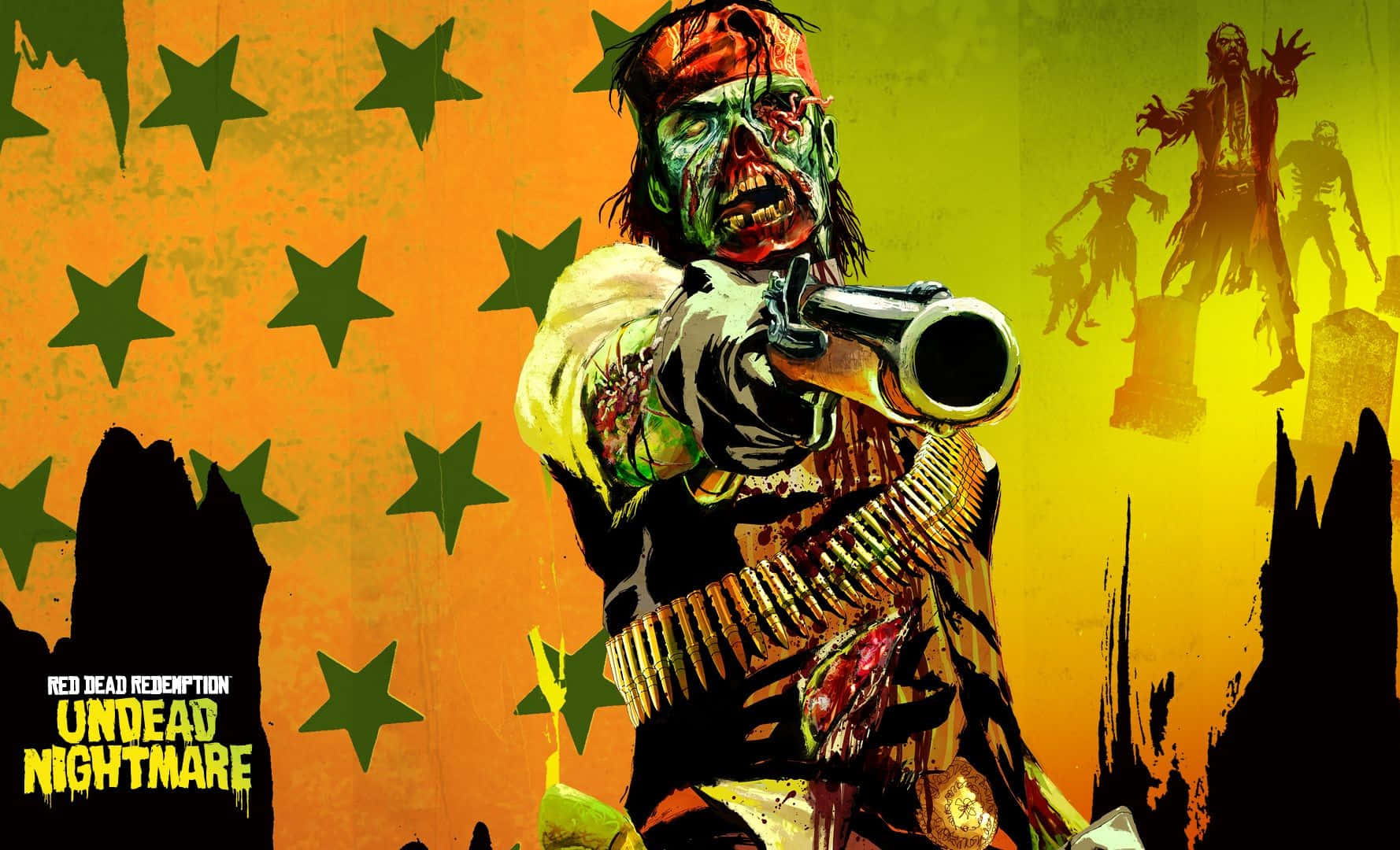 Gang Violence, Horse Thievery, And Crime Spree In Red Dead Redemption Background