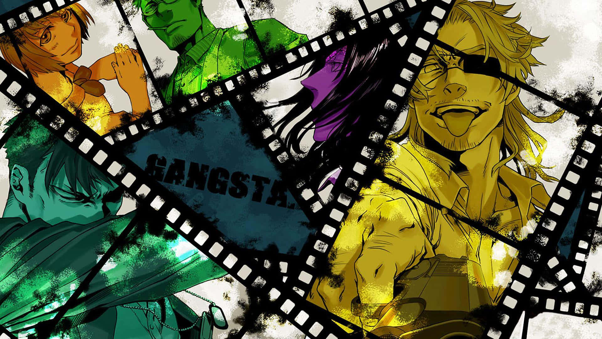 Gangsta Colorful Anime Twilights