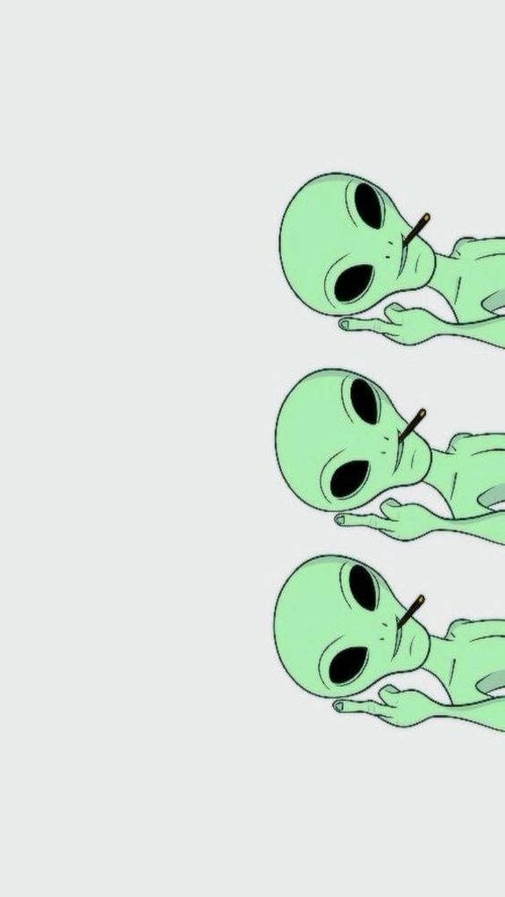 Gangster Cool Alien Background