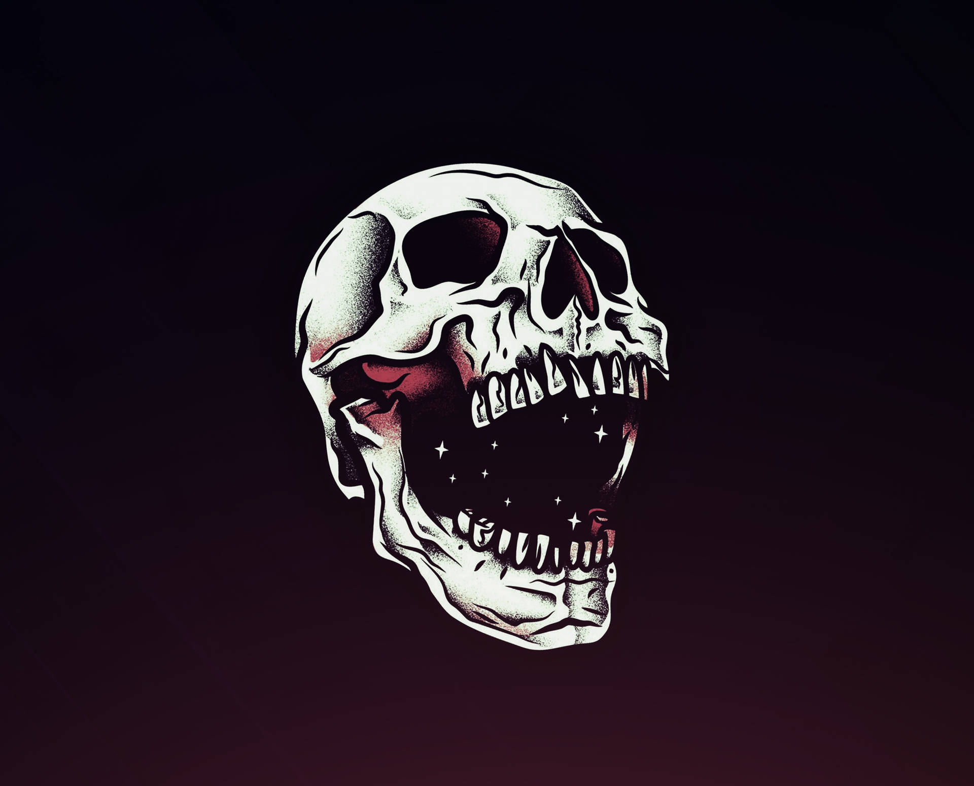 Gangster Skull Art Background