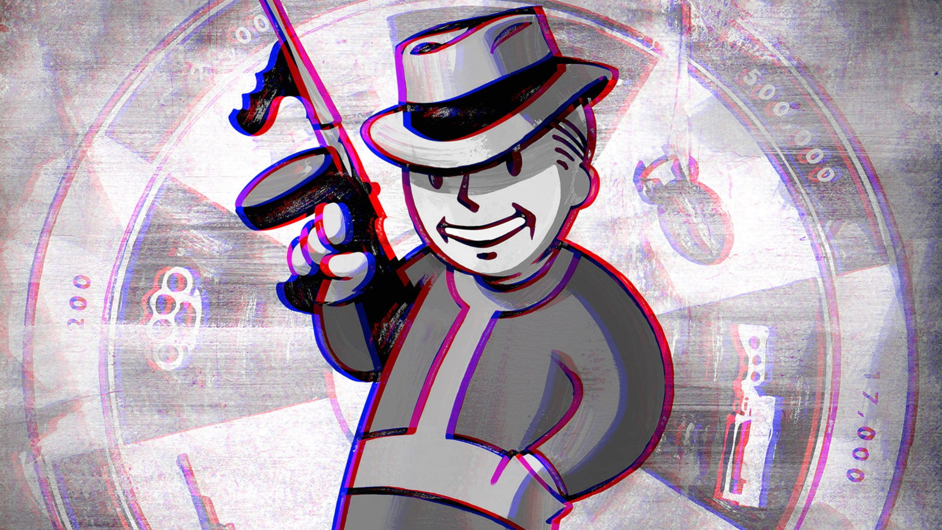 Gangster Vault Boy Fallout 4 4k Background