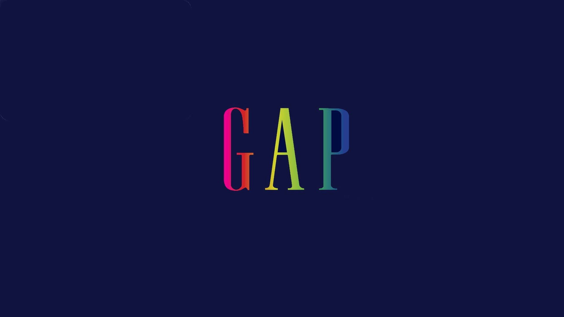 Gap Logo Color Gradient Background