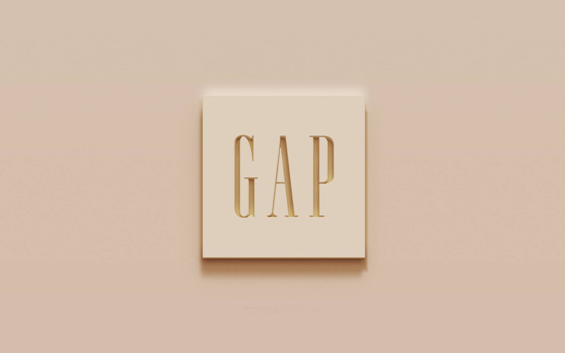 Gap's Pastel Pink Logo Aesthetic Background