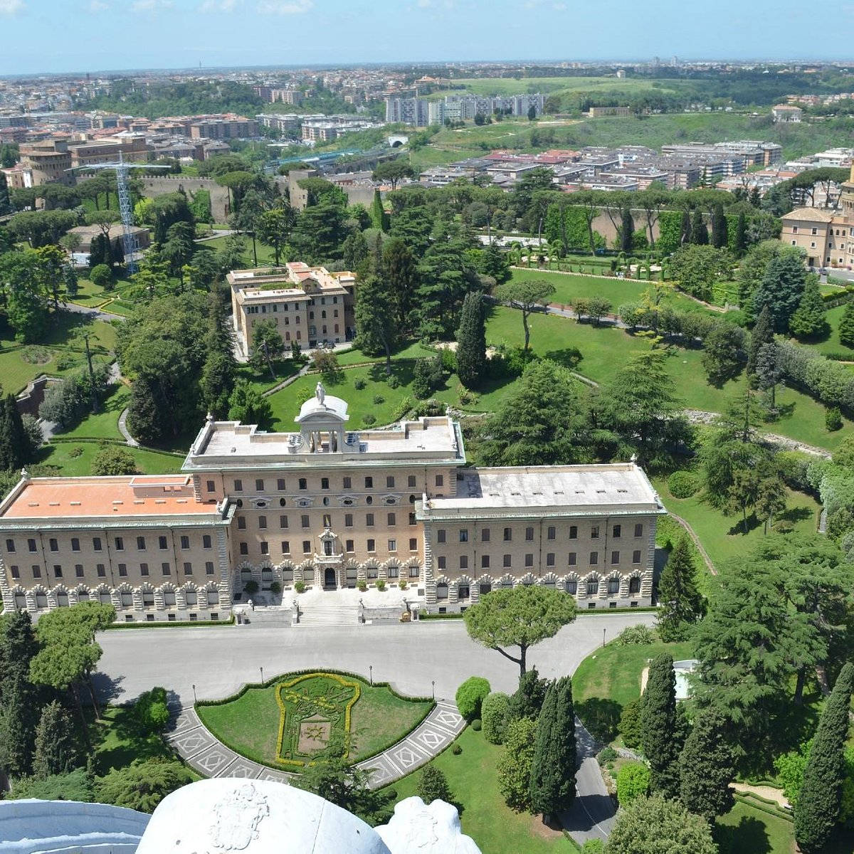 Gardens Of Vatican City Background