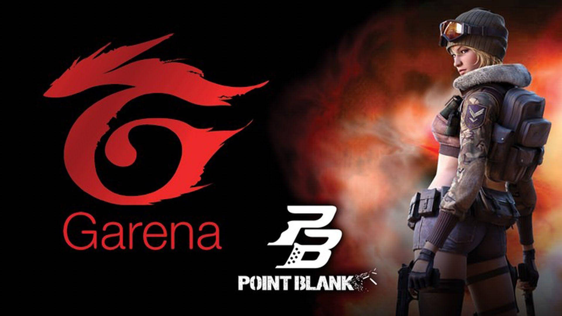 Garena And Point Blank Logos Background