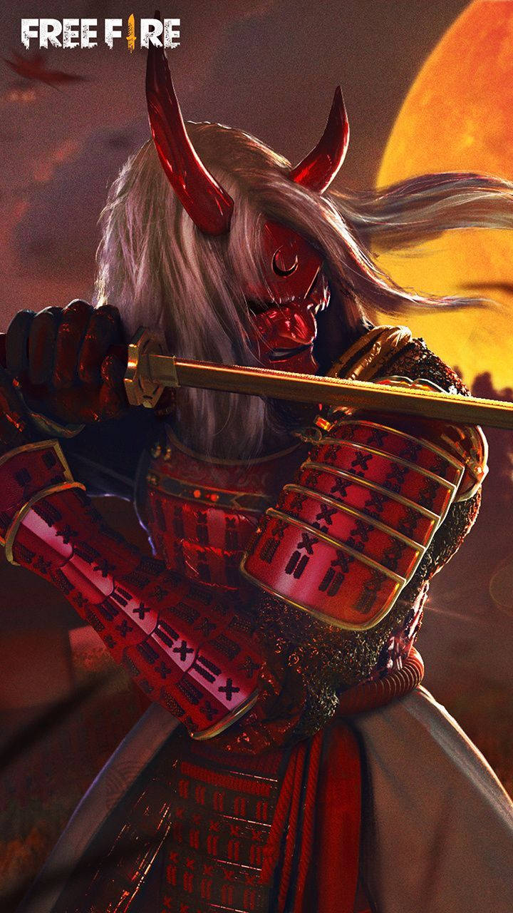 Garena Free Fire Devilish Samurai Background