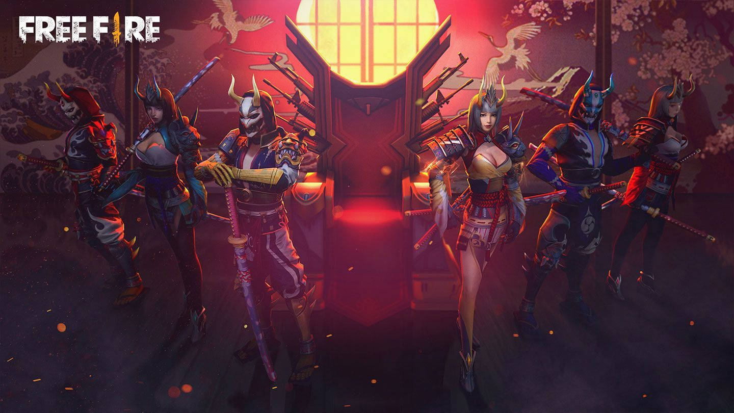 Garena Free Fire Horn-headed Characters Background