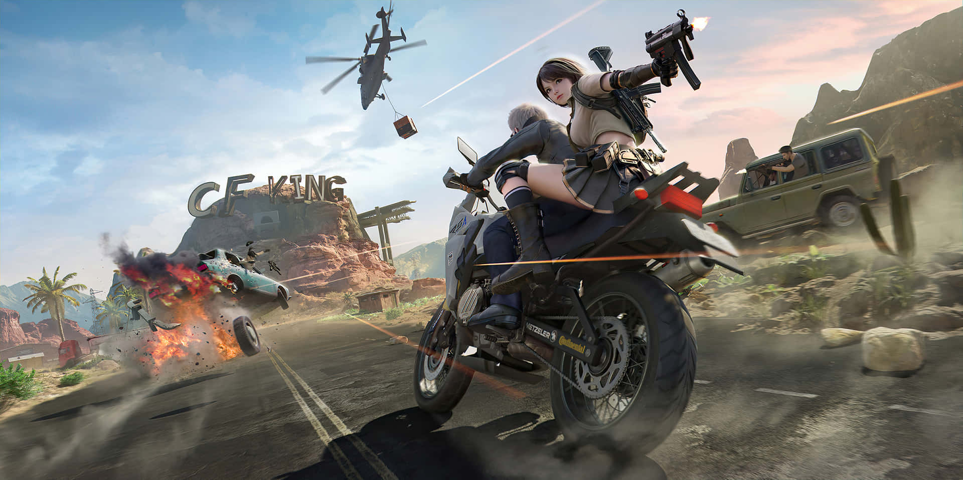 Garena Free Fire Motorcycle Background