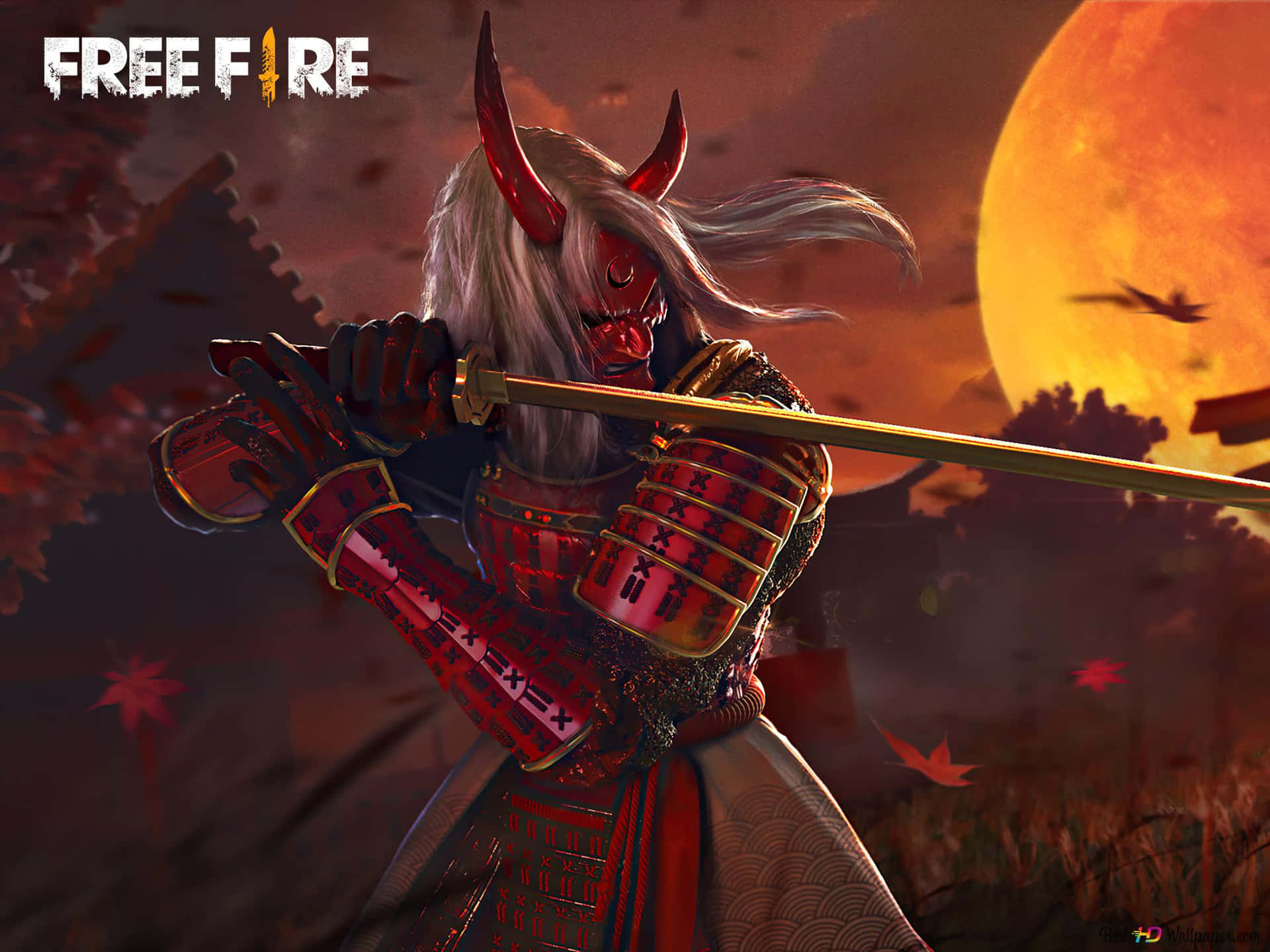 Garena Free Fire Samurai Warrior Background