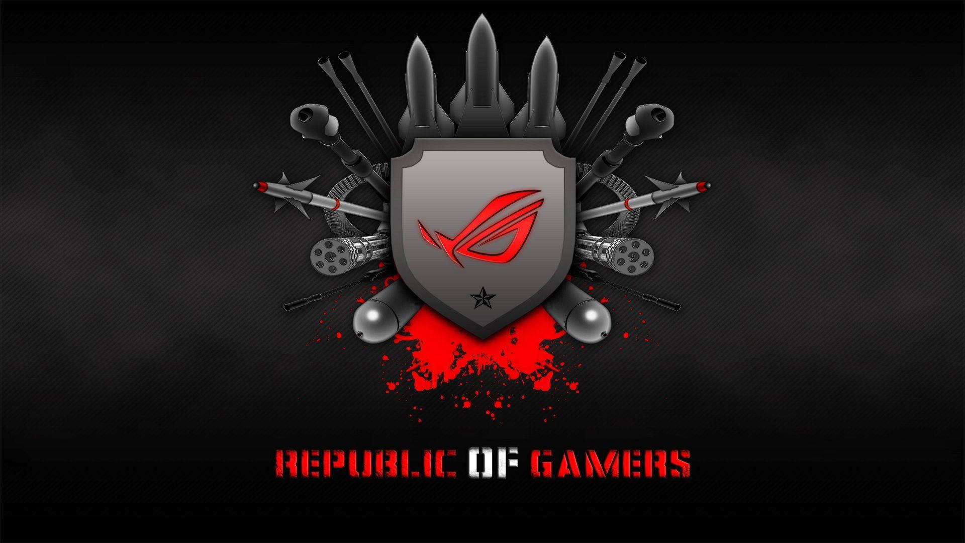 Garena Republic Of Gamers Logo Background