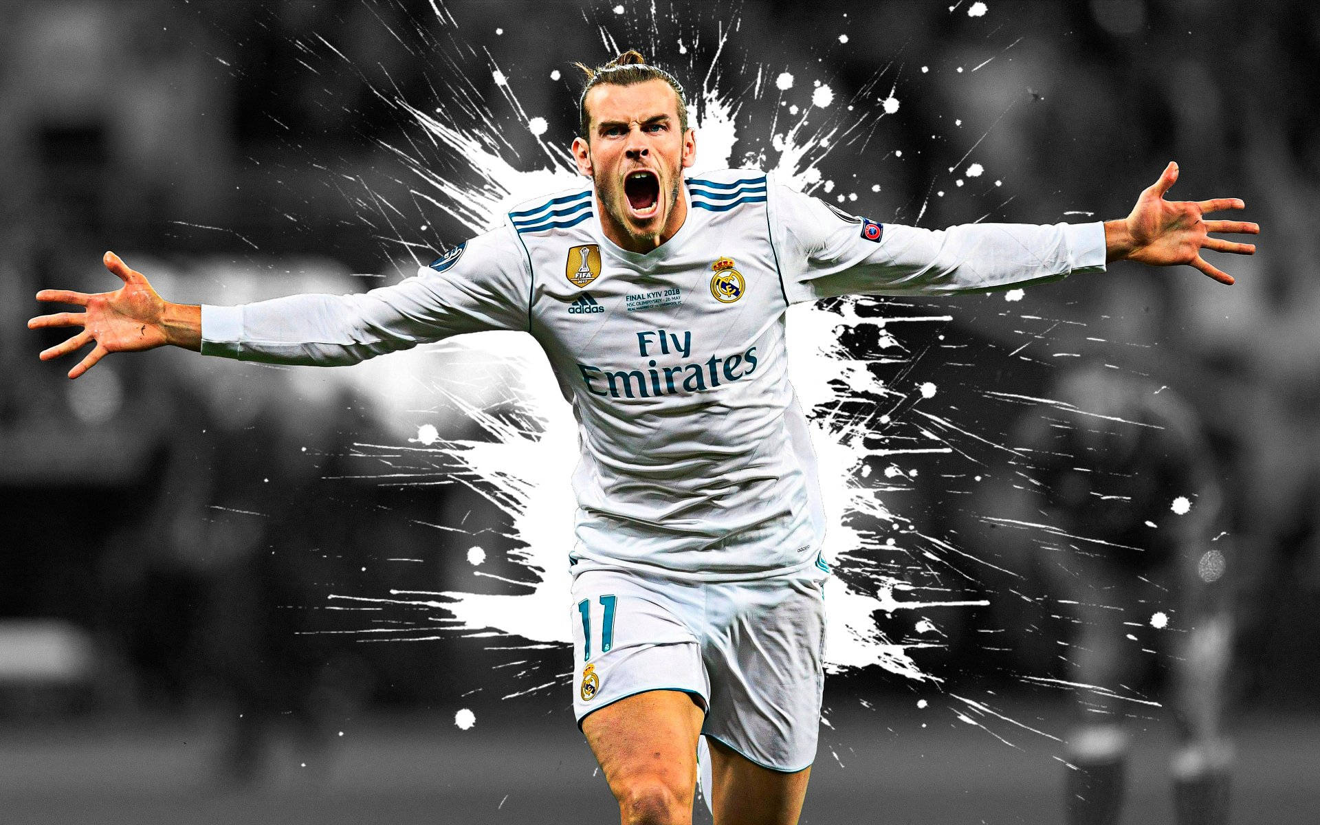 Gareth Bale Goal Celebration Fan Art