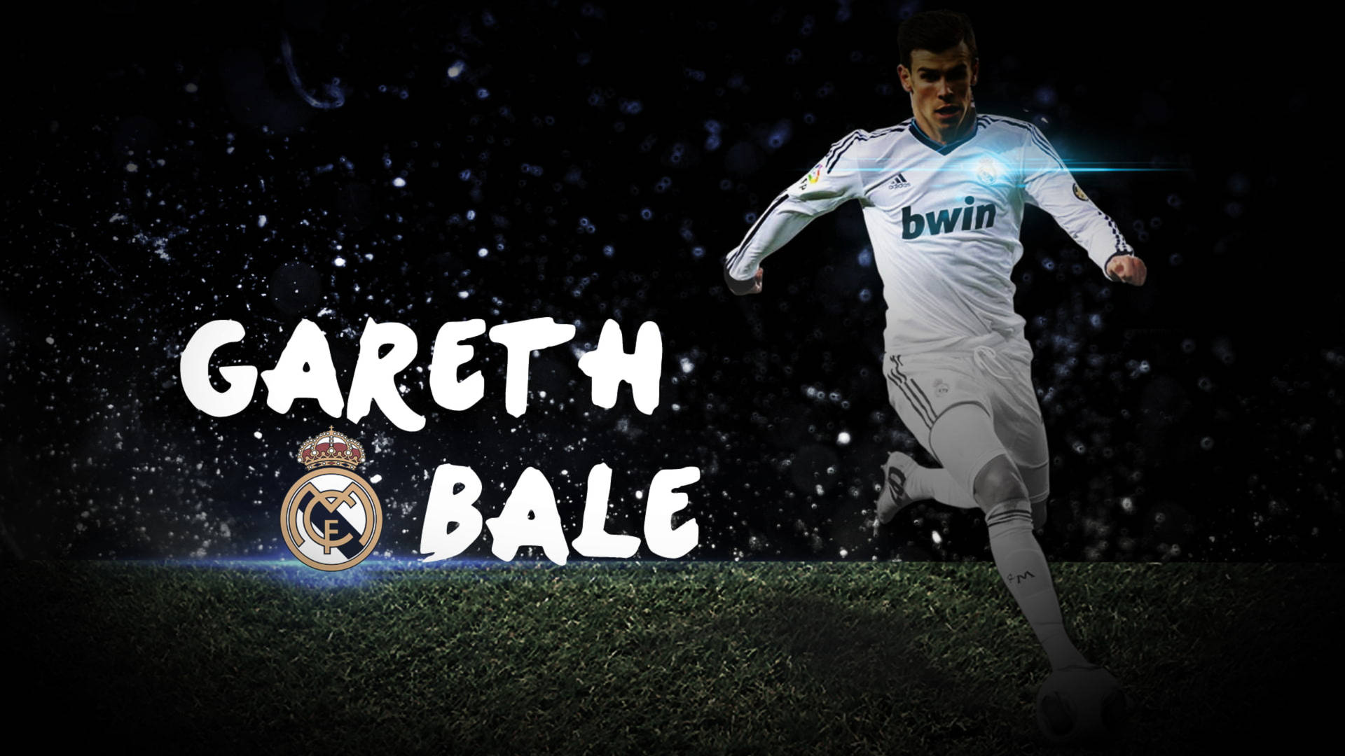 Gareth Bale In Field Cover Background
