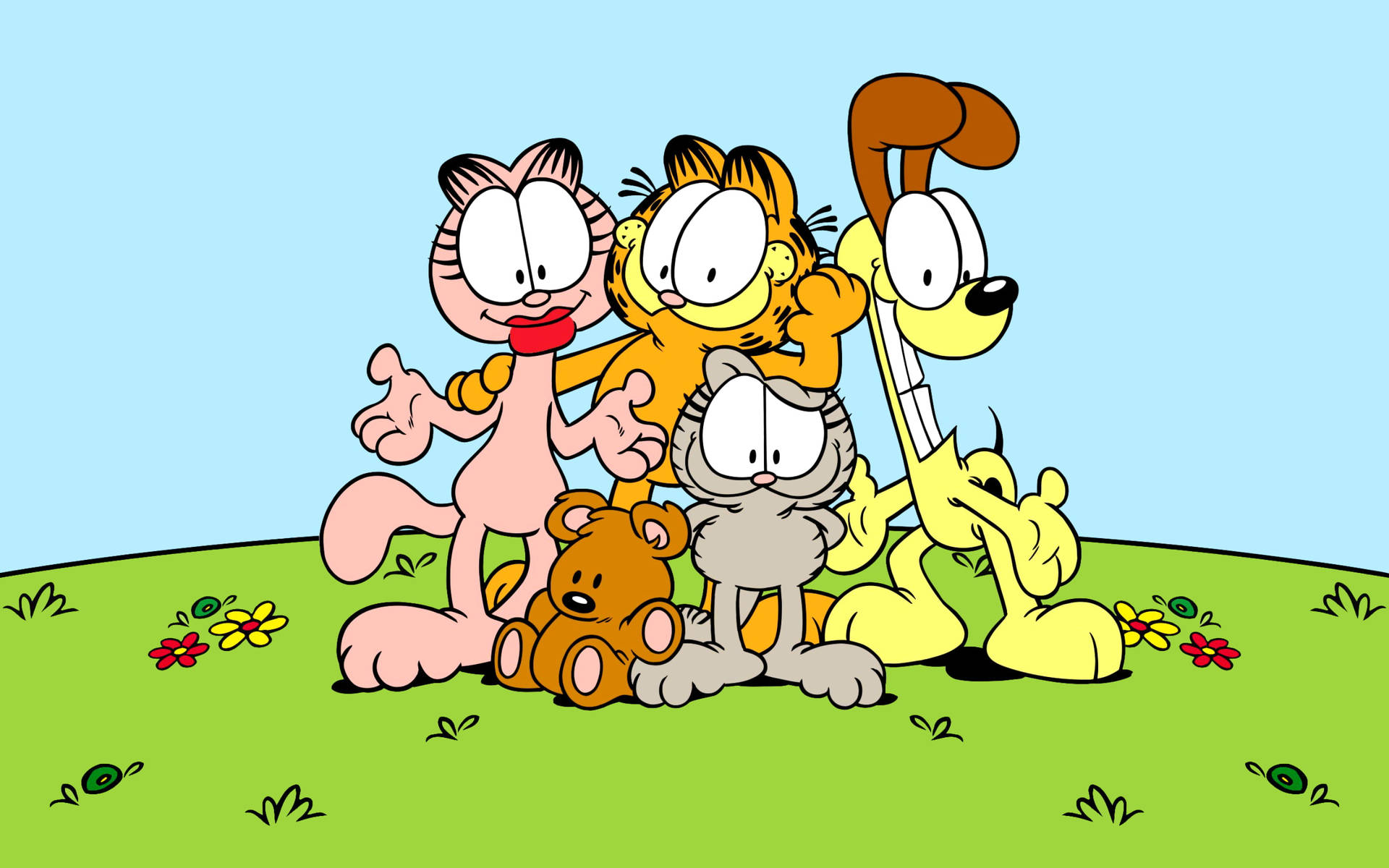 Garfield And Friends Series Background