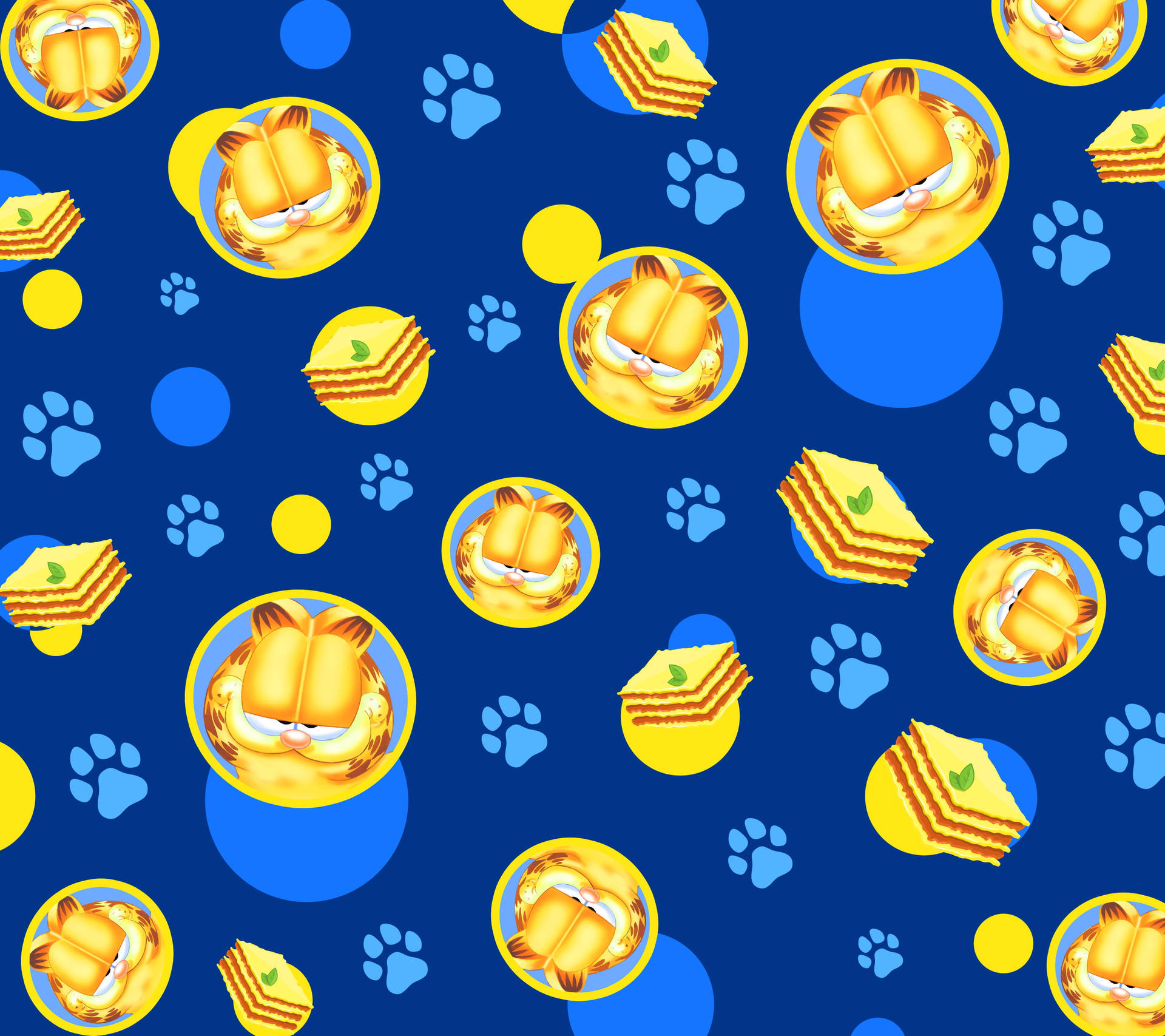 Garfield Cool Pattern Background