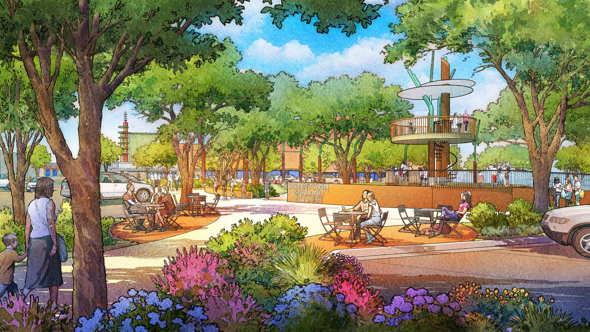 Garland Downtown Square Renovation