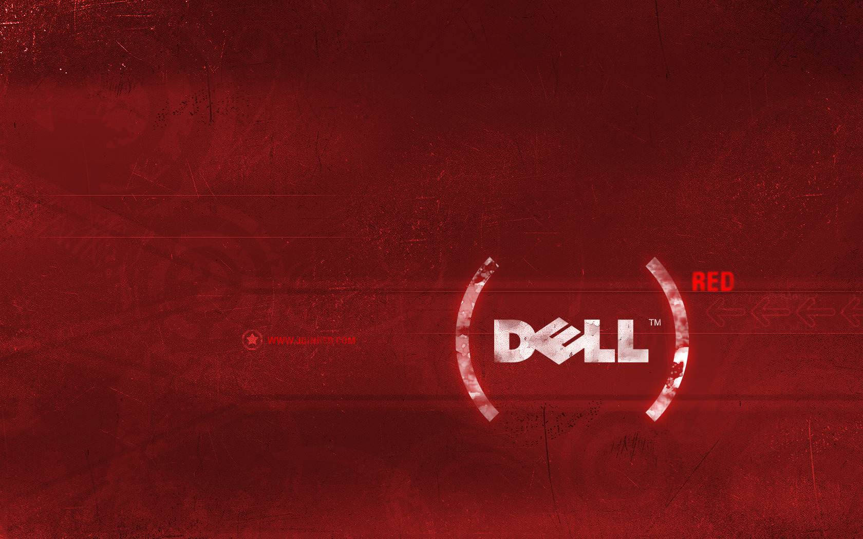 Garnet Red Dell Wordmark Background