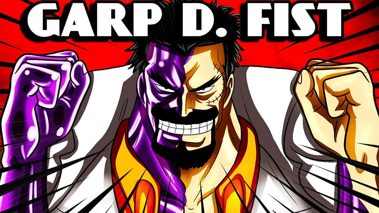 Garp_ D Fist_ Anime_ Character_ Artwork Background