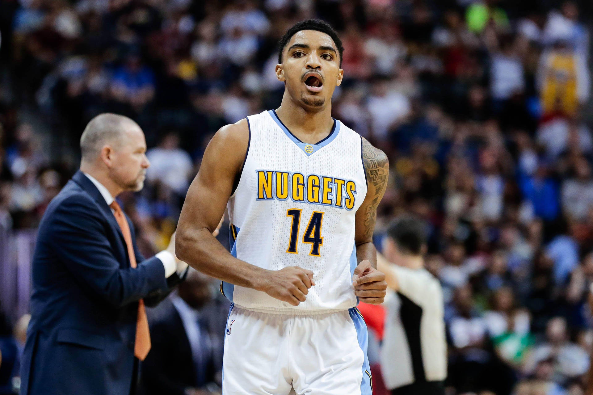 Gary Harris Jersey Number 14 Background