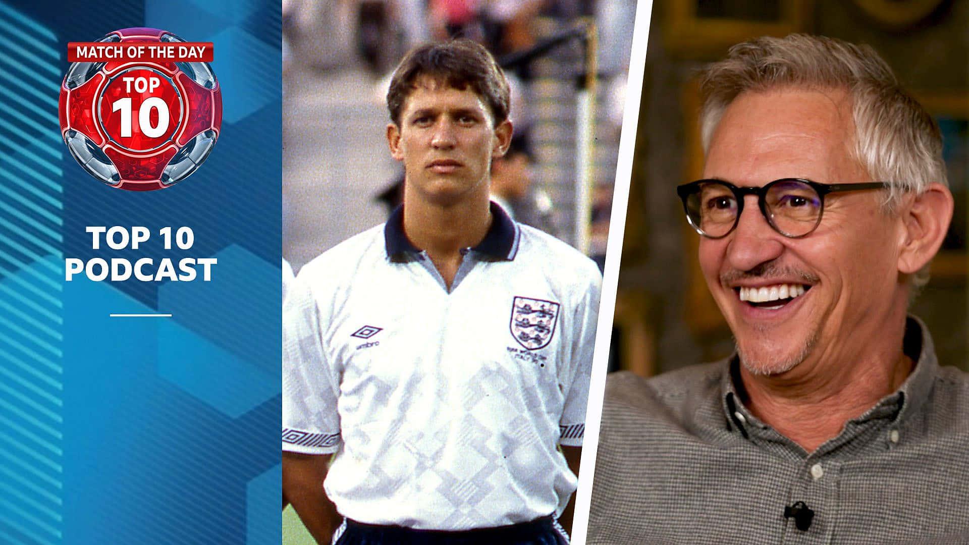 Gary Lineker Engaged In His Top 10 Podcast Background