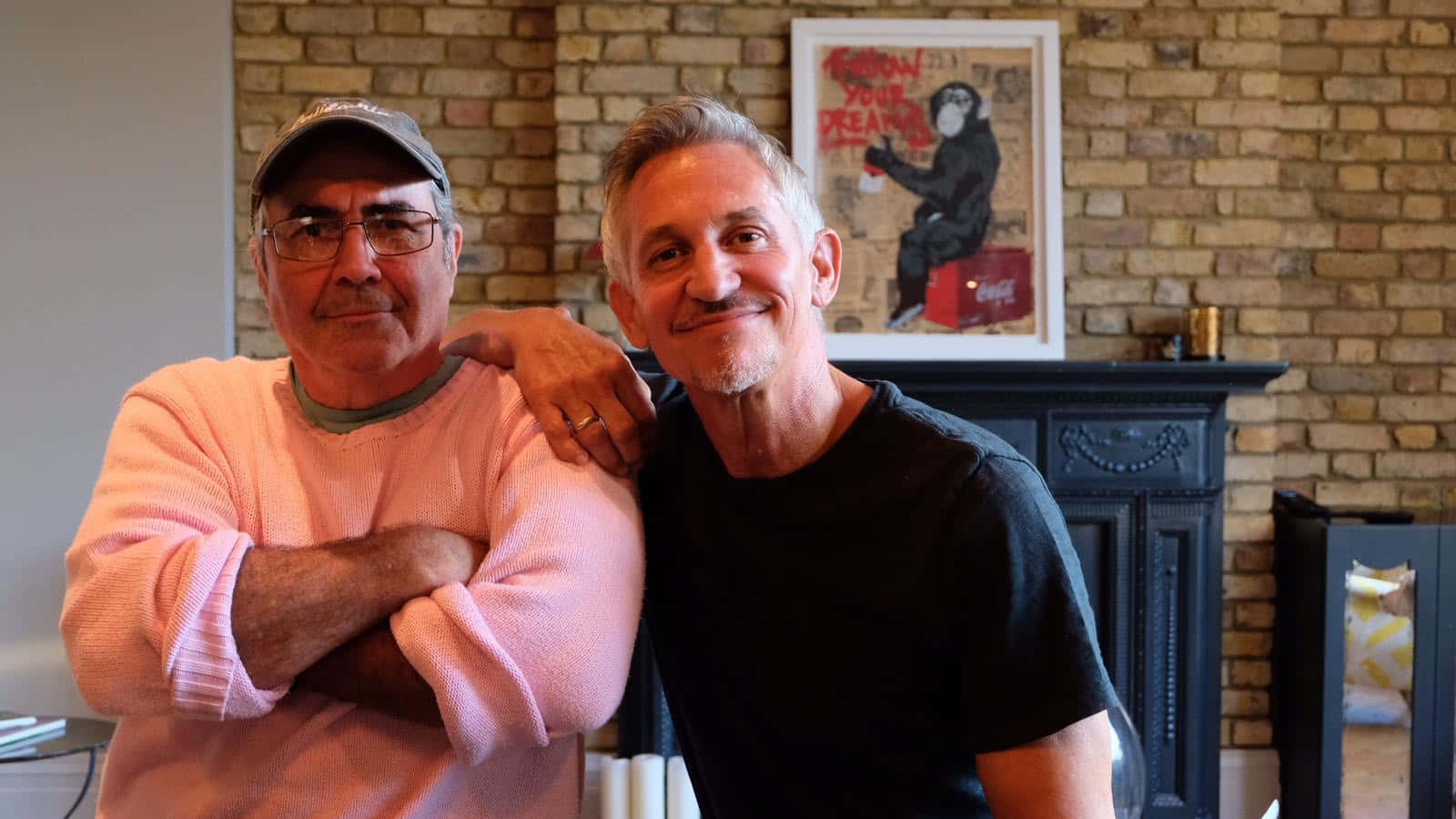 Gary Lineker With Danny Baker Background