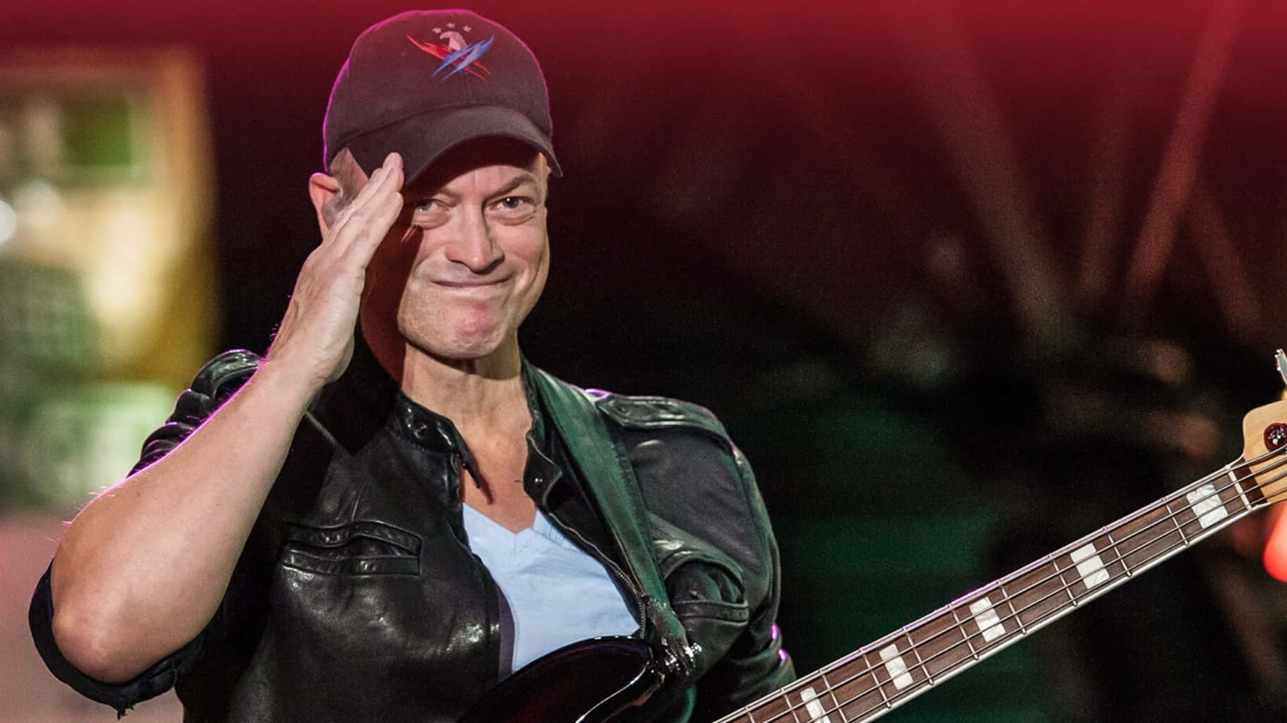 Gary Sinise Salutingon Stage Background