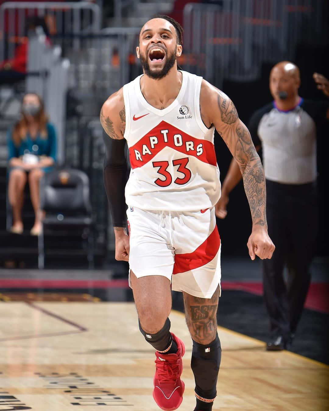 Gary Trent Jr Against The Cleveland Cavaliers Background