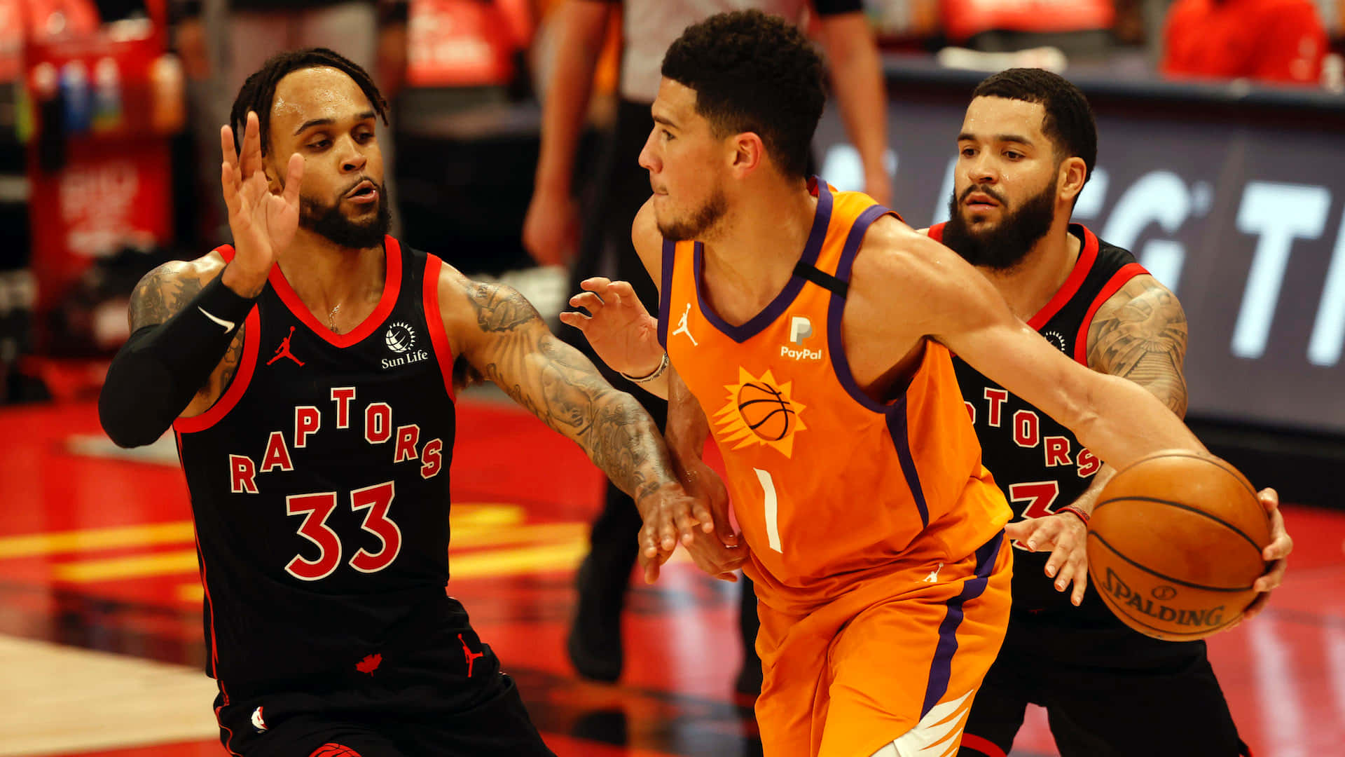 Gary Trent Jr Defending Devin Booker