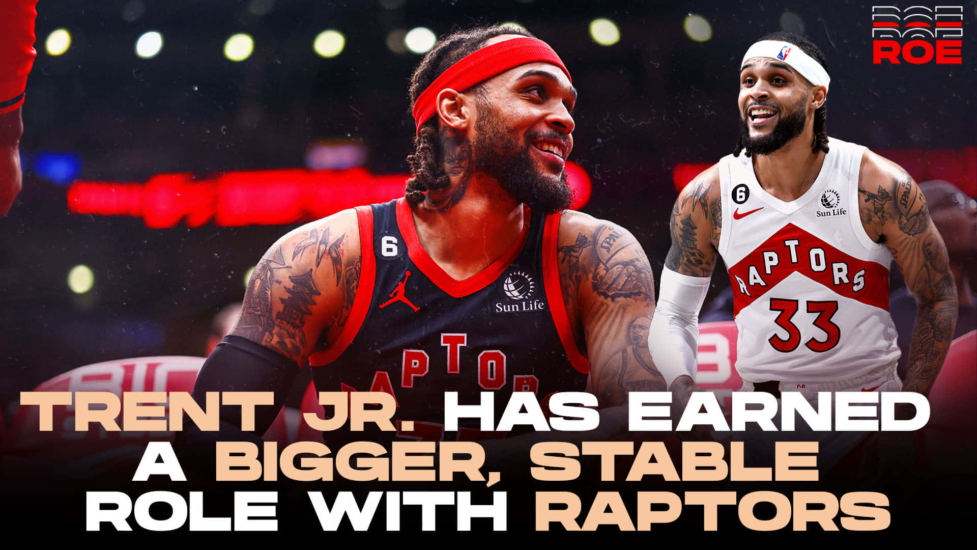 Gary Trent Jr Toronto Raptors Basketball Player