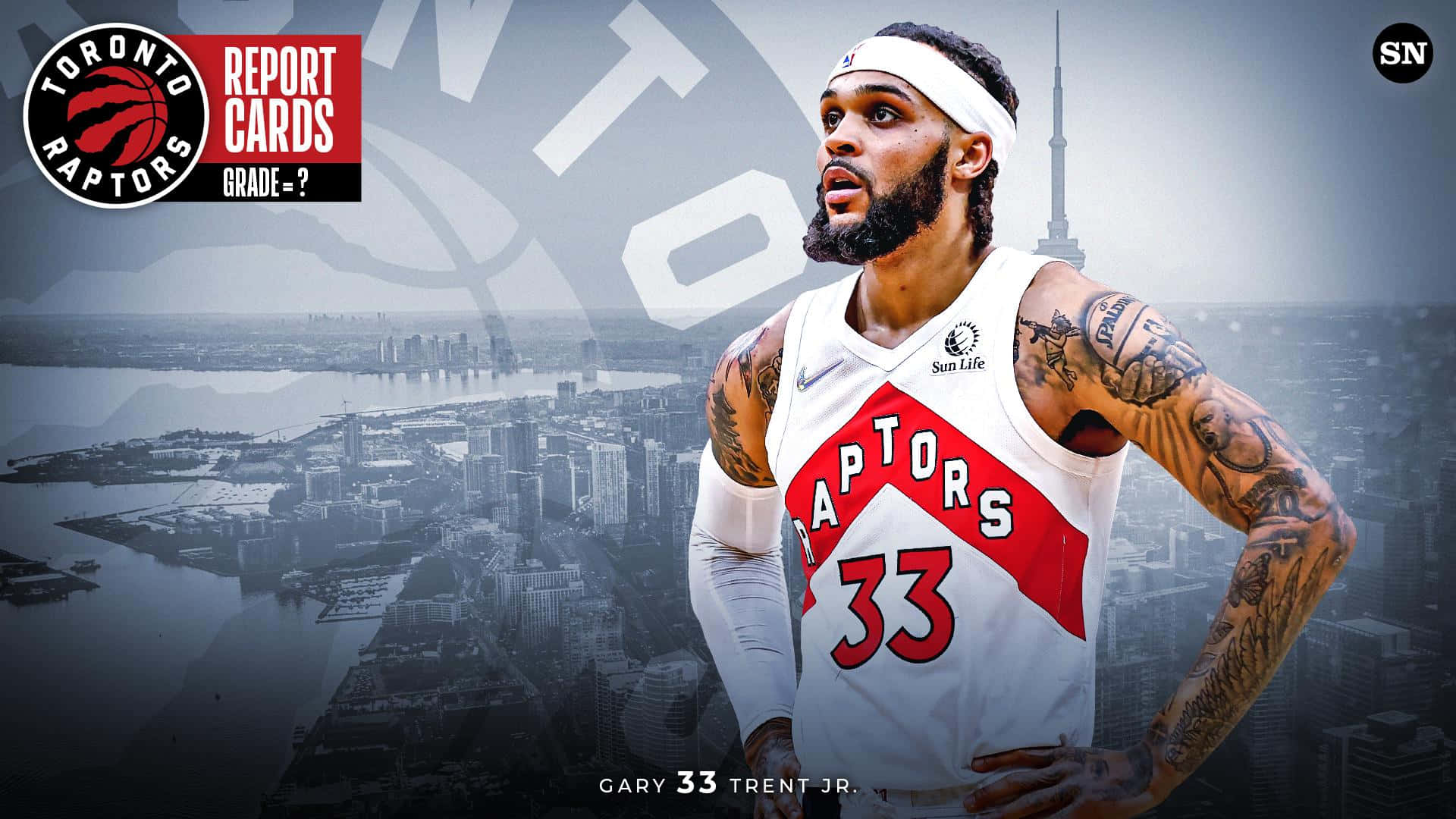Gary Trent Jr Toronto Raptors Player Poster Background