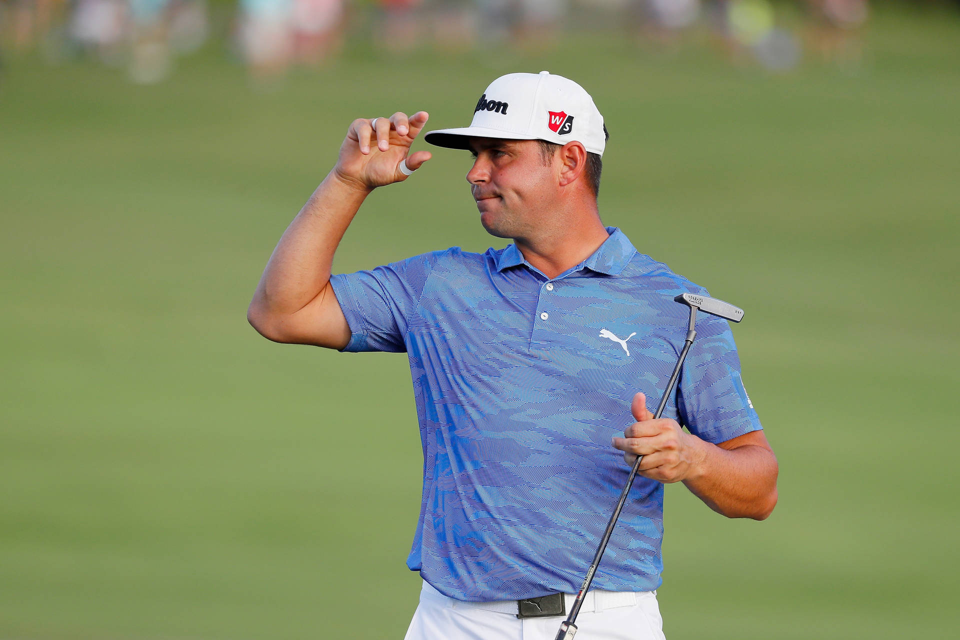 Gary Woodland Blue Puma Shirt