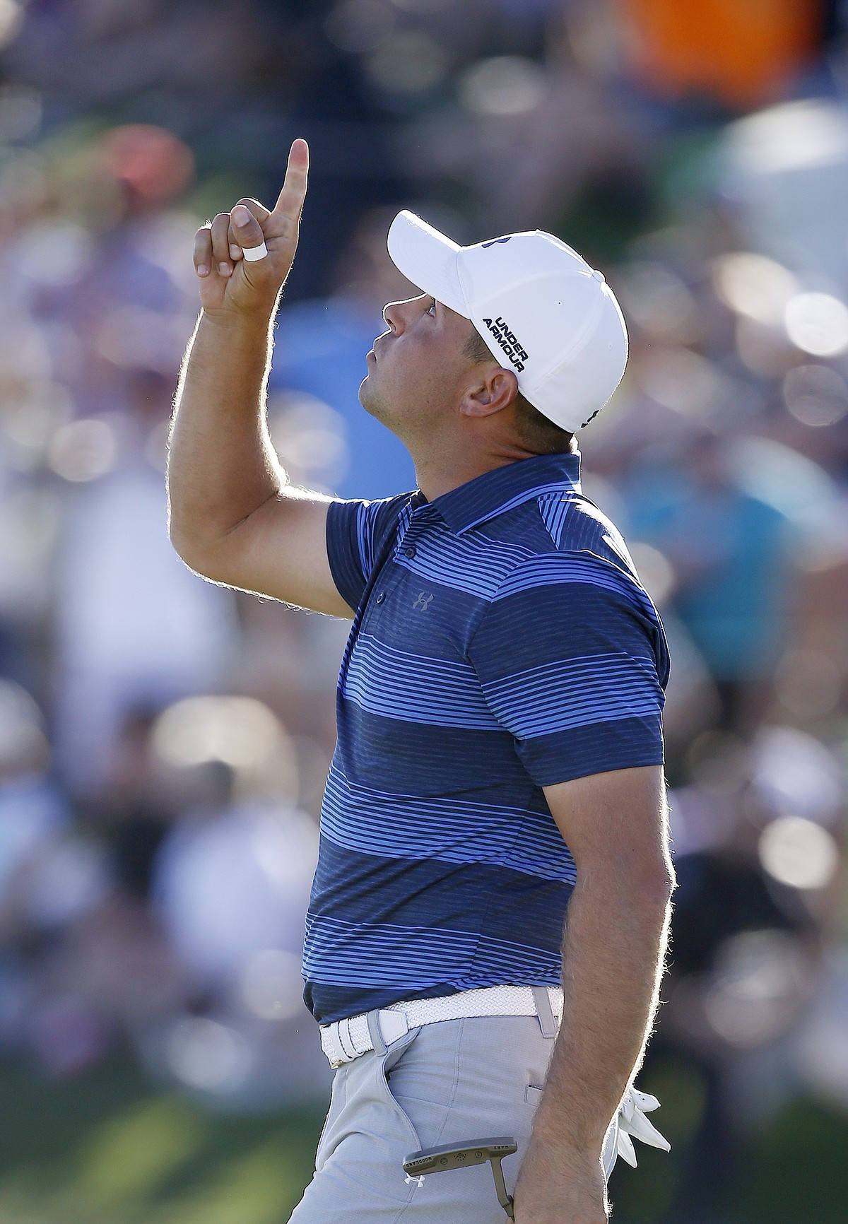 Gary Woodland Celebrating At The Golf Course