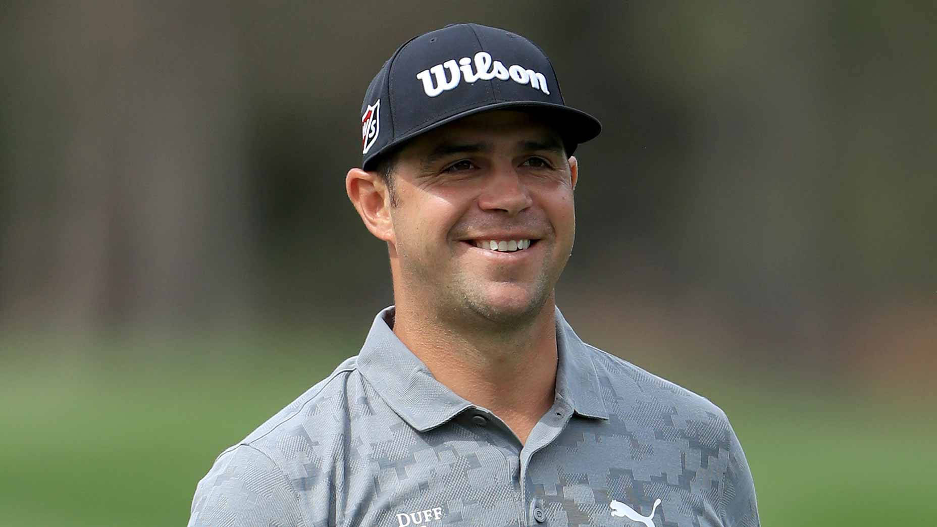 Gary Woodland Grinning Background