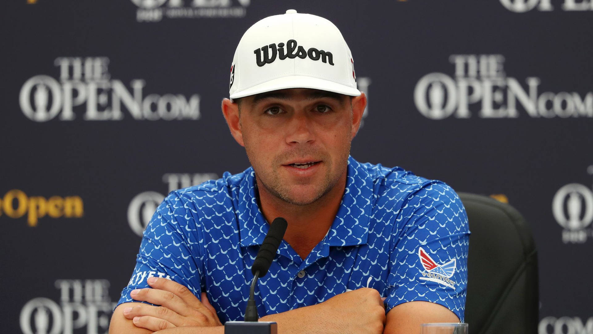 Gary Woodland In Press Conference Background