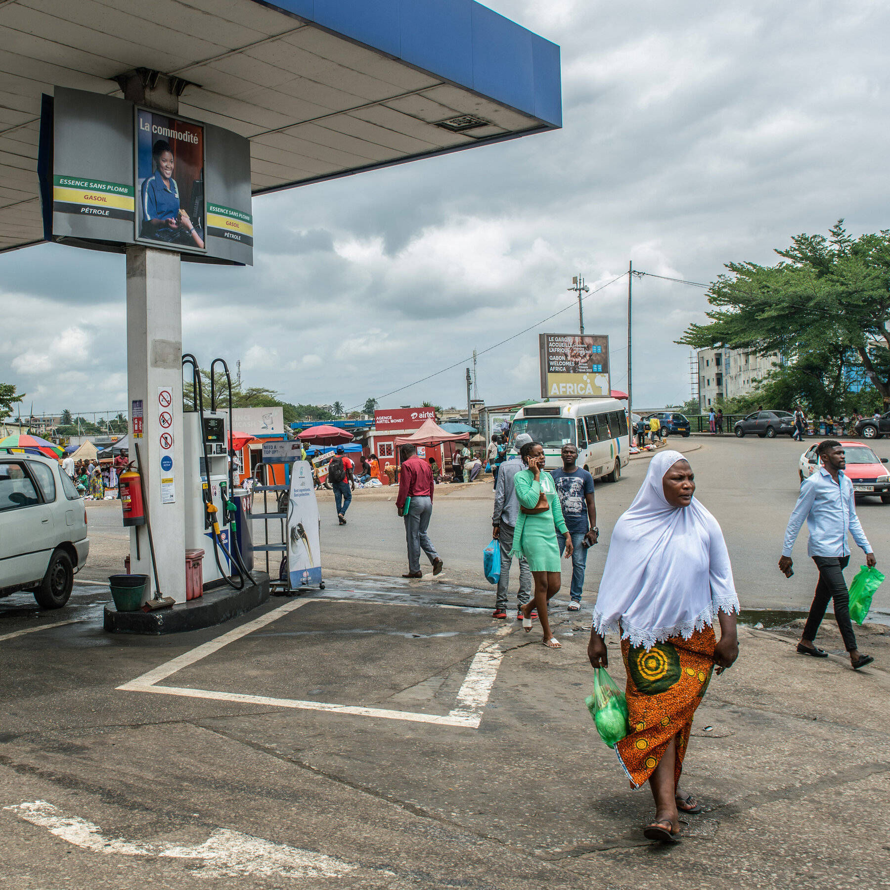 Gasoline Station In Gabon