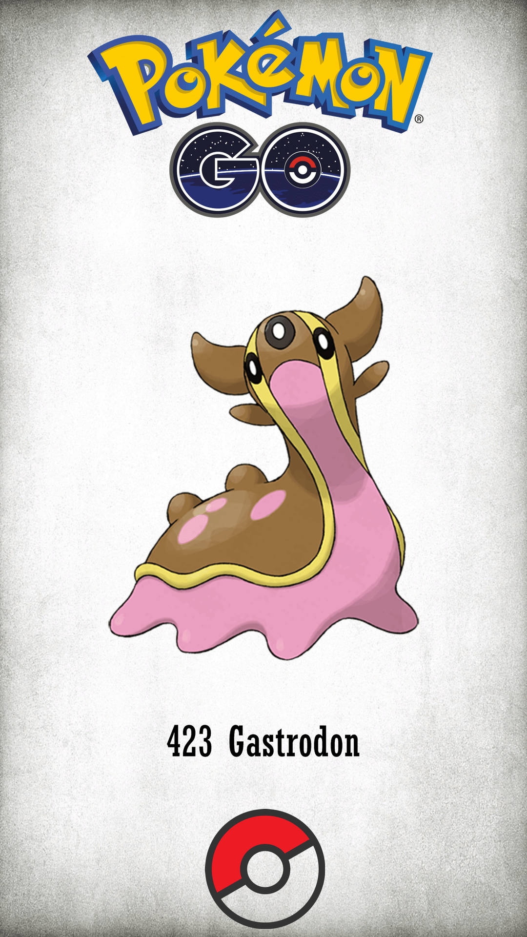 Gastrodon From Pokémon Go Background